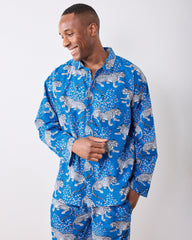 Bagheera - Men's Long PJ Set - Indigo