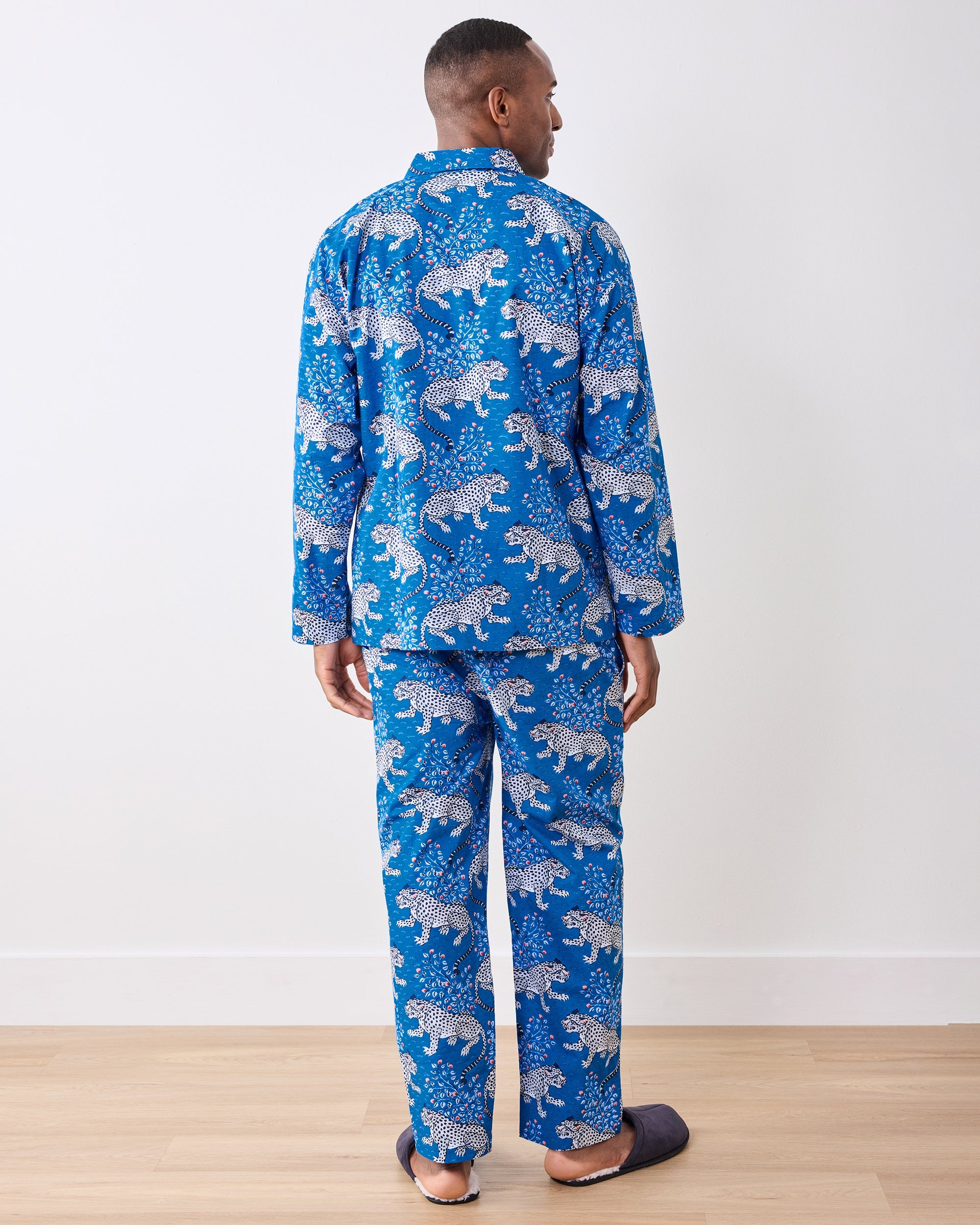 Bagheera - Men's Long PJ Set - Indigo