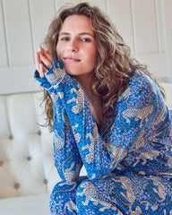 Bagheera - Organic Pima Modal Knit Long PJ Set - Indigo