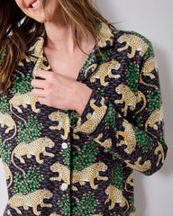 Bagheera - Organic Pima Modal Knit Long PJ Set - Ink