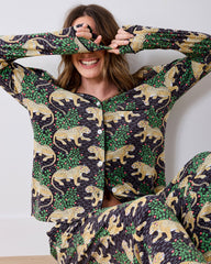 Bagheera - Organic Pima Modal Knit Long PJ Set - Ink