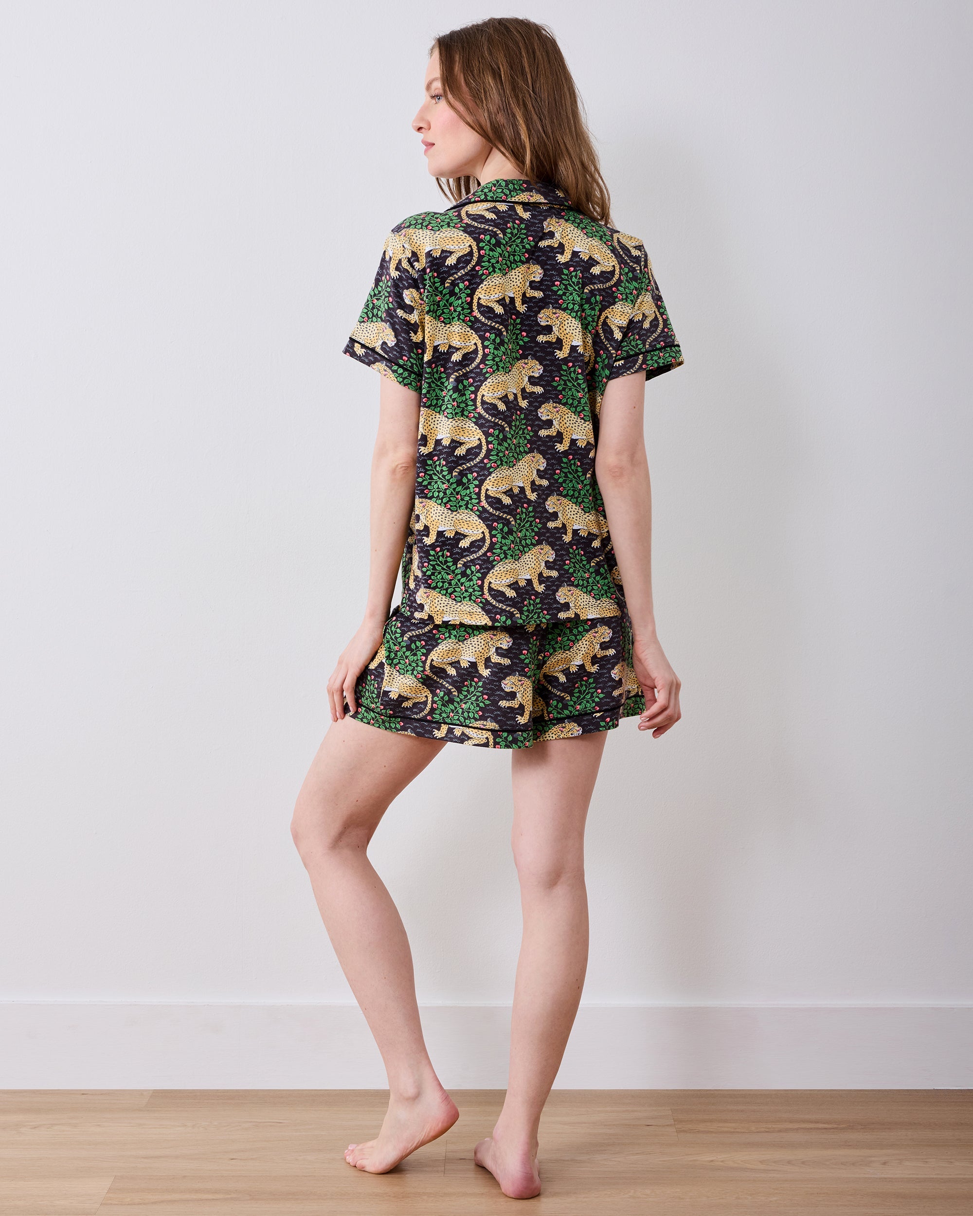 Bagheera - Organic Pima Modal Knit Short PJ Set - Ink