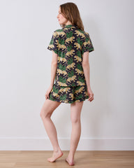 Bagheera - Organic Pima Modal Knit Short PJ Set - Ink