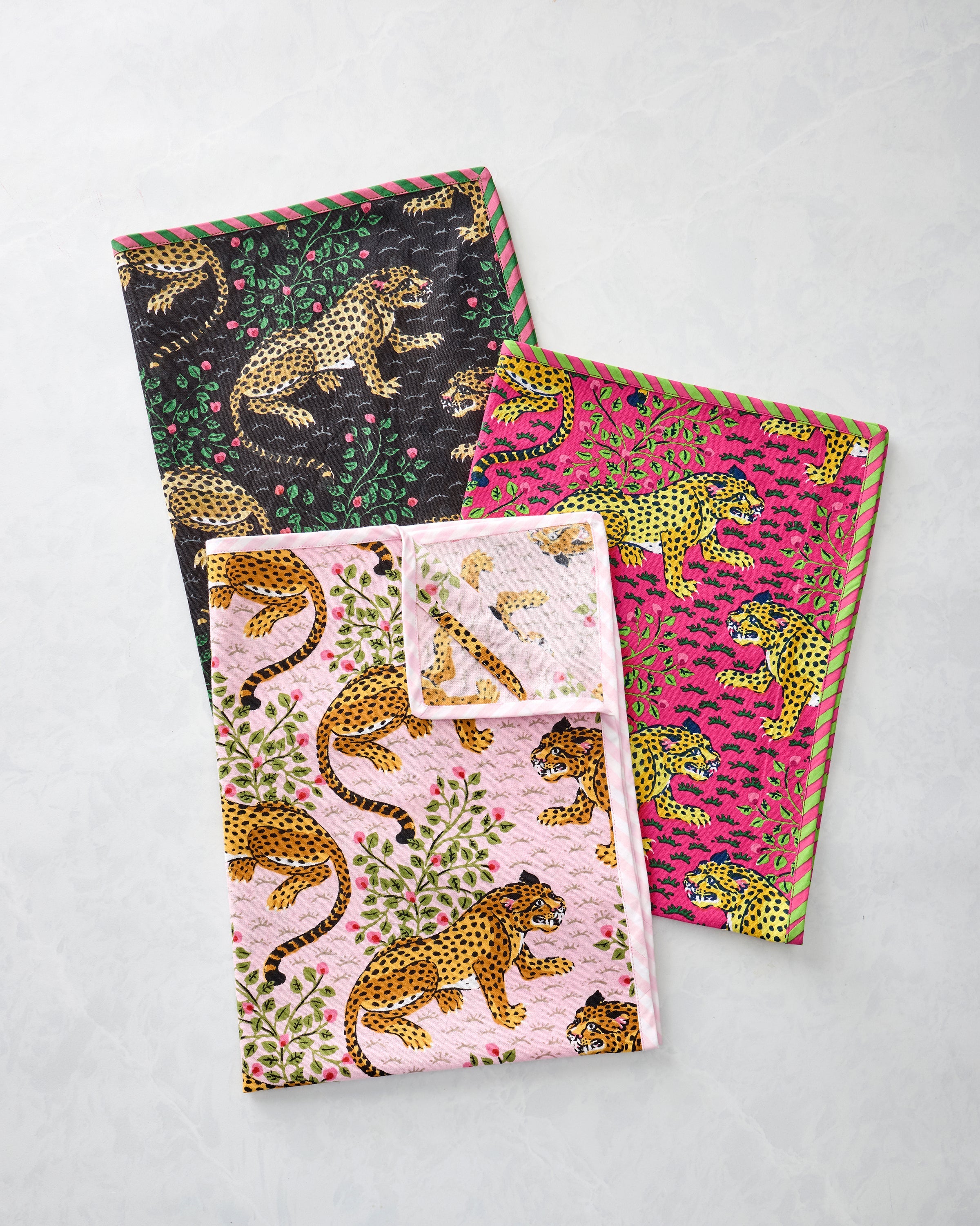 Bagheera - Tea Towels Set of 3 - Multi