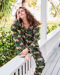 Bagheera - Organic Pima Modal Knit Long PJ Set - Ink