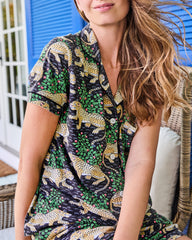 Bagheera - Organic Pima Modal Knit Short PJ Set - Ink