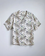 Bagheera - Eco Satin Vacation Camp Shirt - Wedding Cake