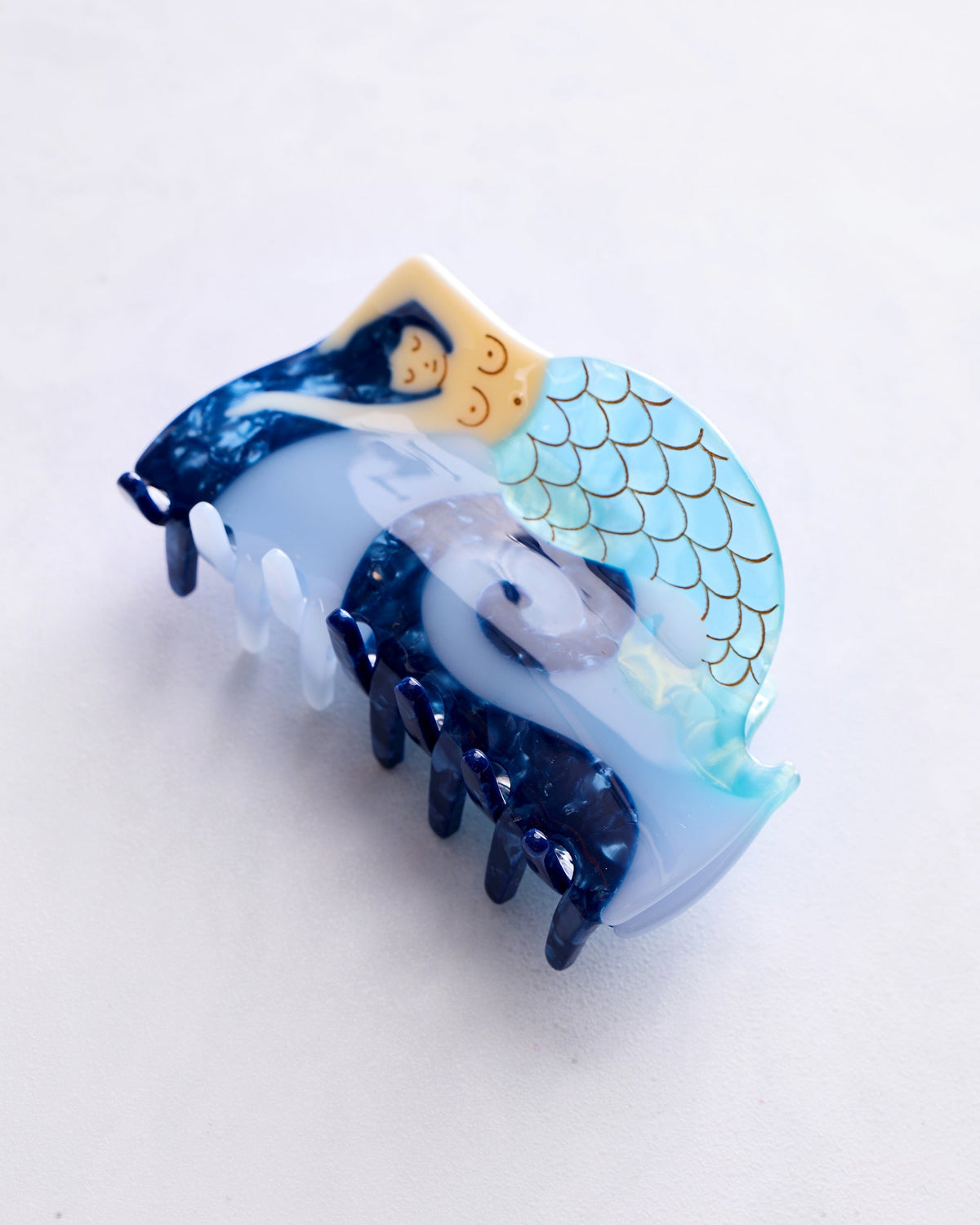 Blue - Mermaid Claw Clip - Lisa Junius