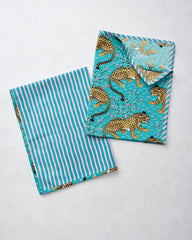 Bagheera - Tea Towels Set of 2 - Turquoise