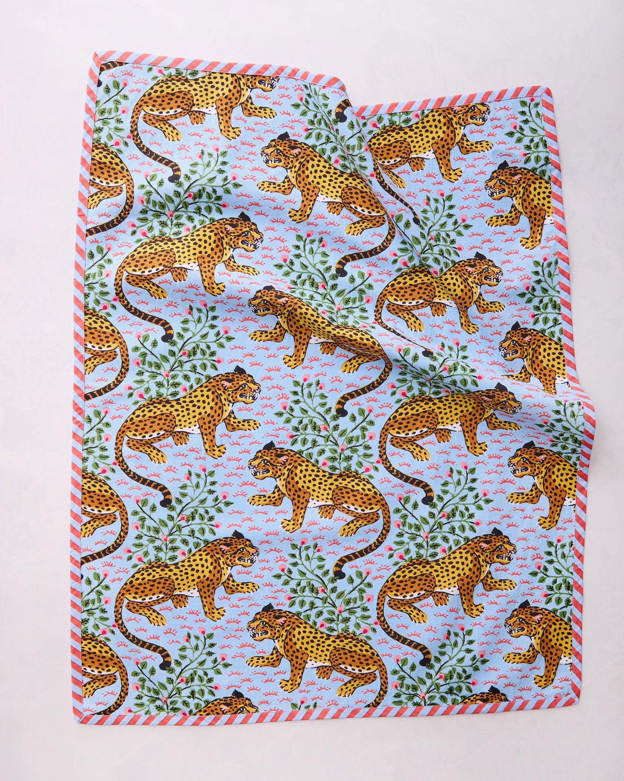 Bagheera - Tea Towels Set Of 2 - Pale Blue