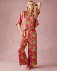 Camel's Courtyard & Bagheera - Eco Satin Wildest Dreams Set Bundle - Avocado/Hot Pink