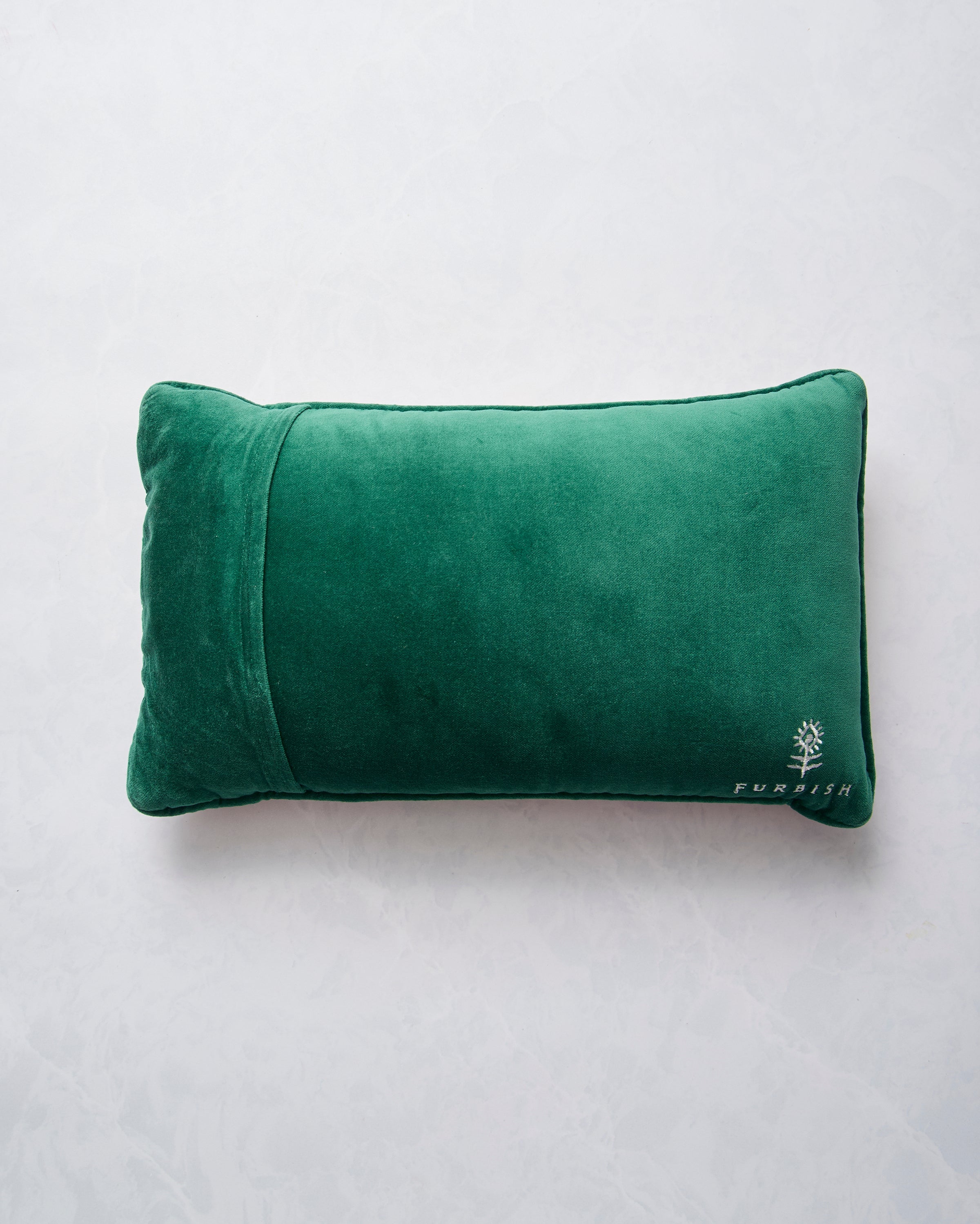 Caviar and Cash - Furbish Studio Needlepoint Pillow - Multi