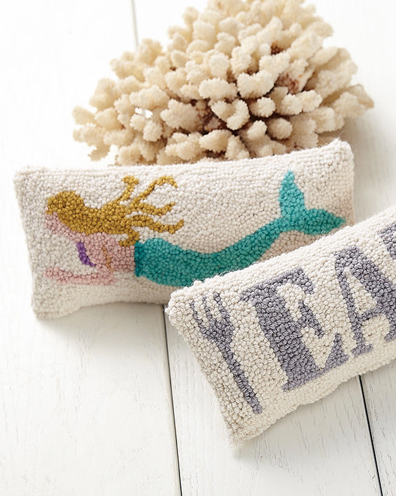 Blue Mermaid - Hook Pillow - Peking Handicraft