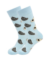 Blue Multi - Men's Oyster Socks - Real Sic