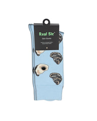 Blue Multi - Men's Oyster Socks - Real Sic