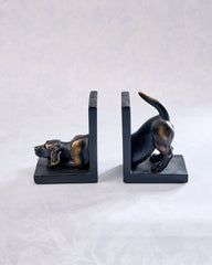 Bronze Patina - Labrador Dog Bookend Set - Dayna B