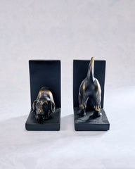 Bronze Patina - Labrador Dog Bookend Set - Dayna B