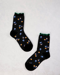 Black - Dottie Floral Crew - Hansel from Basel