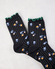 Black - Dottie Floral Crew - Hansel from Basel