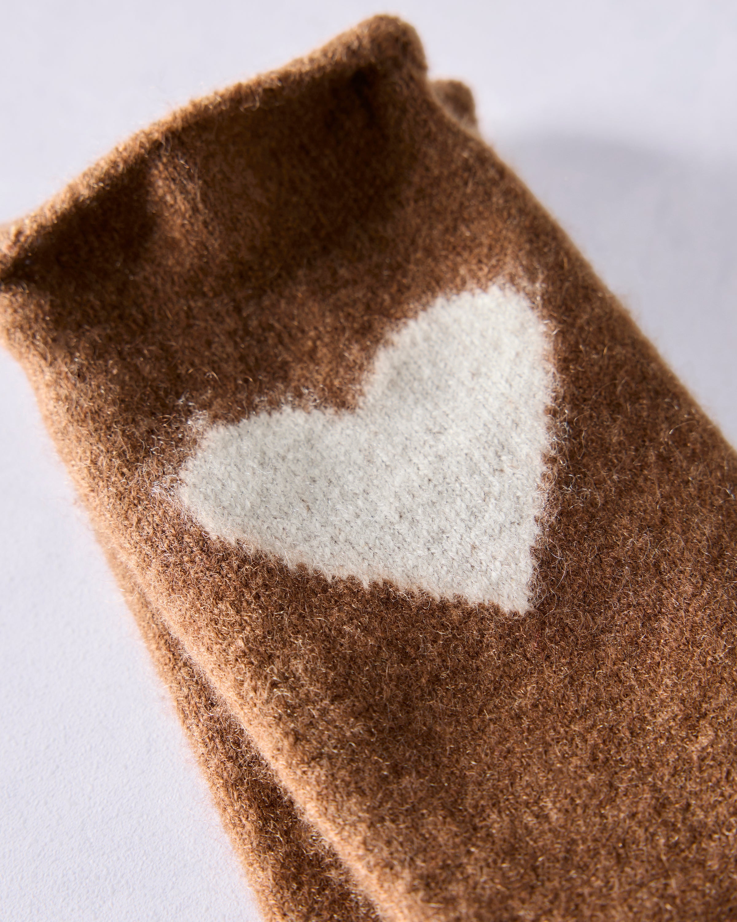 Brown - Love Cashmere Crew Sock - Hansel from Basel