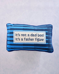 Blue Multi - Father Figure Needlepoint Pillow - Furbish Studio