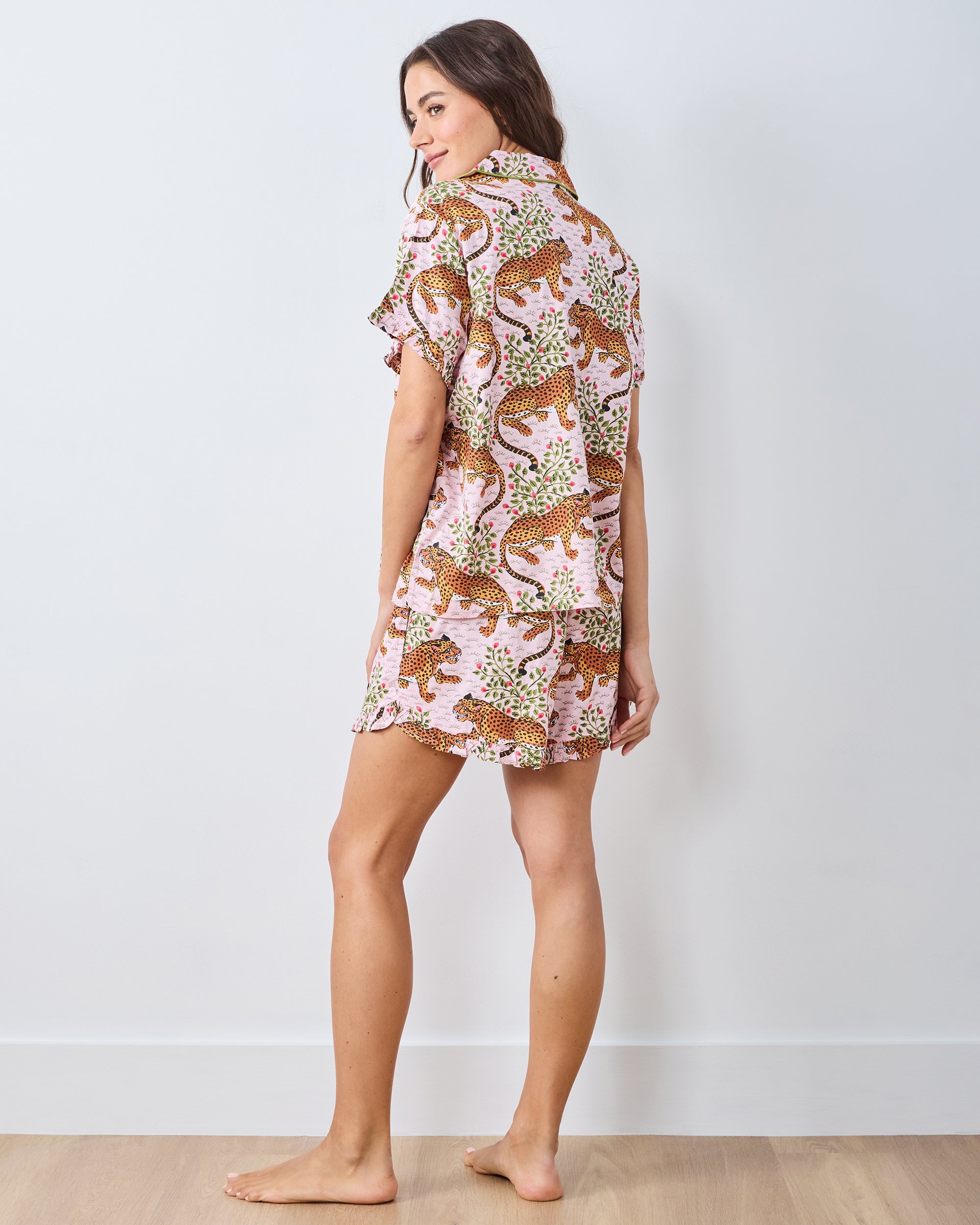 Bagheera - Eco Satin Ruffle Set - Blush