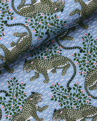 Bagheera - Peel & Stick Wallpaper - Ice Blue