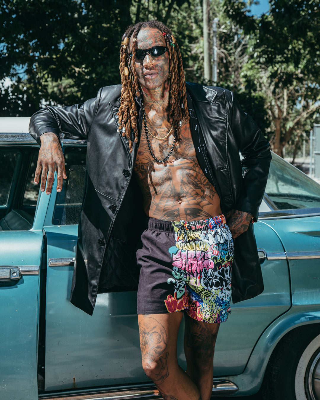 HALF GRAFF SHOTO SWIM TRUNKS