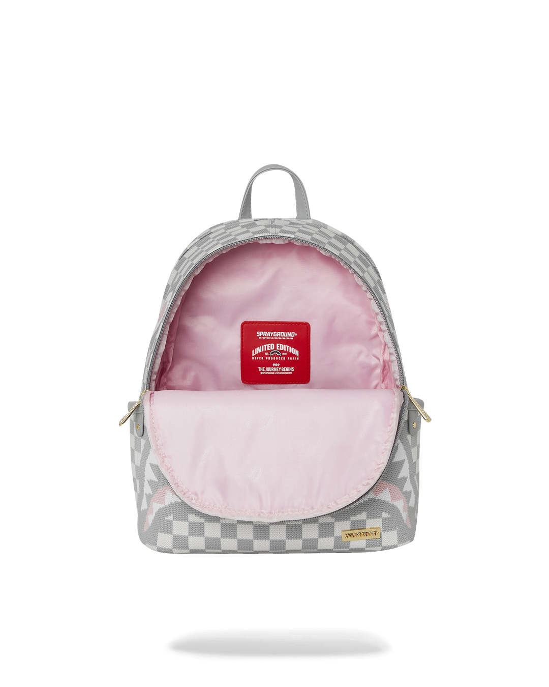 KNIT SHARKS IN PARIS IN CREAM SAVAGE BACKPACK