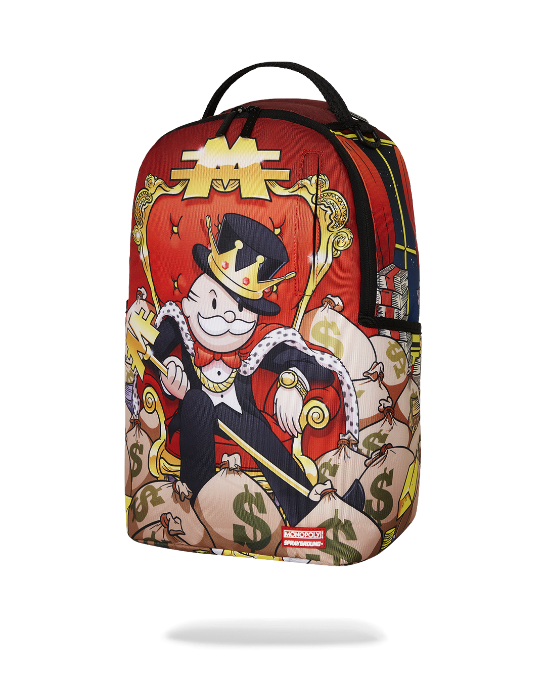 MONOPOLY GOLD EMPIRE THRONE BACKPACK