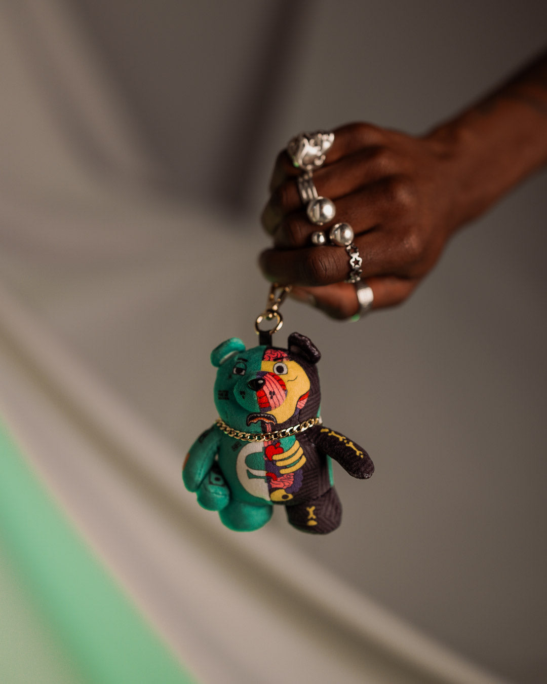 LIL X-RAY BEAR KEYCHAIN